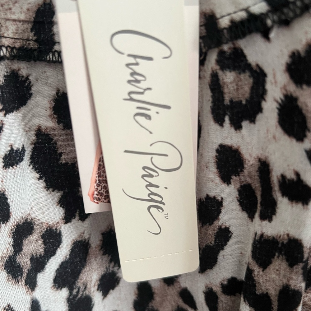 Charlie Paige Leopard Print Dress - Picture 5 of 5